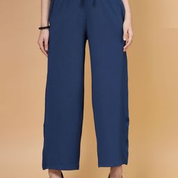 PAUSE SPORT Women Original Loose Fit Wrinkle Free Trousers-68