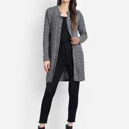 HAUTEMODA Women Woollen Cardigan-image-12