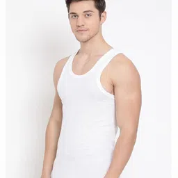 CAVENDERS White Cotton Innerwear Vests-image-46