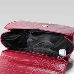 Van Heusen Croc-Textured Satchel image 3