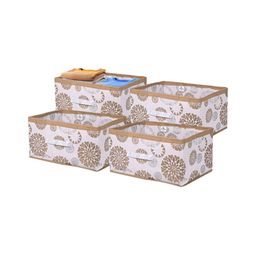 Aura White 4 Pieces Drawer Organiser-17