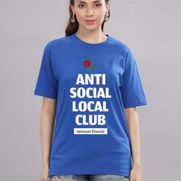 FALTU.CO Women Printed Drop-Shoulder Sleeves Pure Cotton T-shirt-image-80