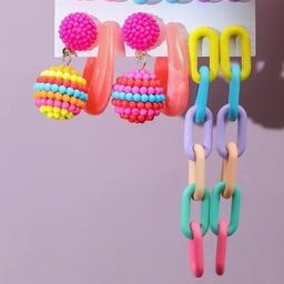 HOUSEOFTRENDZZ Contemporary Drop Earrings-image-71