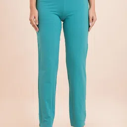 Ruby Women Smart Straight Fit Easy Wash Cigarette Trousers-23