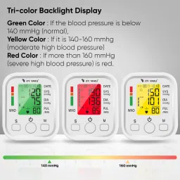 DR VAKU Digital Blood Pressure Machine Upper Arm Adjustable Cuff Kit with Talking Function Intelligence Technology Most Accurate Measurement Bp Monitor image 4
