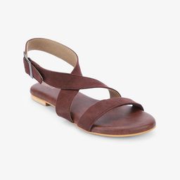 Gibelle Women Open Toe Flats with Buckles-16