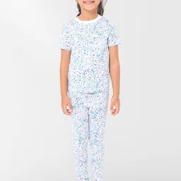 Nuego Girls Printed T-shirt with Leggings-image-81