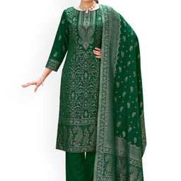 DRAVINAM Trends Ethnic Motifs Woven Unstitched Dress Material-image-97