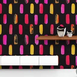 ArtzFolio Printed UV-Resistant Anti-Bacterial Colorful Watercolor Lines Peel & Stick Wallpaper-image-68