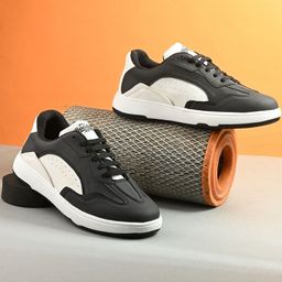 Roadster Men Black Synthetic Sneakers-picture-26