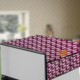 The Furnishing Tree Violet Plastic Refrigerator Cover-image-85