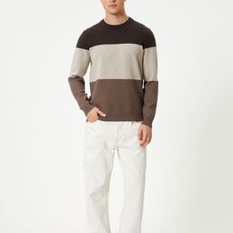 Koton Men Striped Pullover-image-94