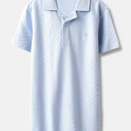 United Colors of Benetton Regular Fit Polo Neck Chevron T-Shirt-picture-45