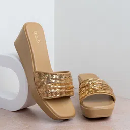 Inc 5 Embellished Wedge Heel Sandals-42