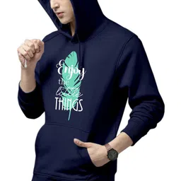 HAMBERG Men Printed Hooded Sweatshirt-picture-8