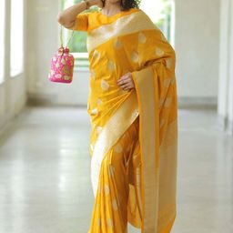 KALINI Woven Design Zari Banarasi Saree-image-10