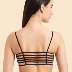 Joomie Medium Coverage Removable Pad Caged back Bra image 3