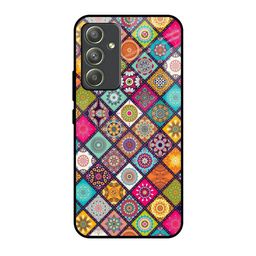 QRIOH Floral Printed Silicone Samsung Galaxy A54 5G Back Case Mobile Accessories-image-40