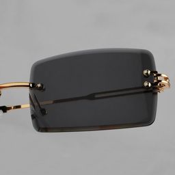 SAM & MARSHALL Unisex Rectangle Sunglasses with UV Protected Lens image 4