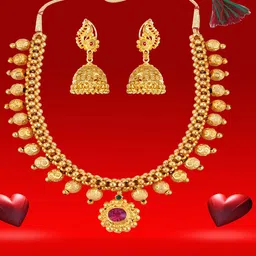 Heer Collection Gold-Plated Jewellery Set-image-51