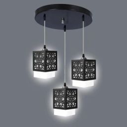 Wooden Thali Lamp Style Lamp Creative Wood Pendant Light Lamp suitable for Living Room,Foyer,Bedroom,Hallway Pendants Ceiling Lamp-image-94