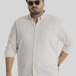 Snitch Men Relaxed Opaque Striped Casual Shirt-picture-38