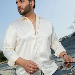 Instafab Plus Men Comfort Opaque Casual Shirt-image-78