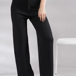BAESD Women High-Rise Easy Wash Trousers-picture-33