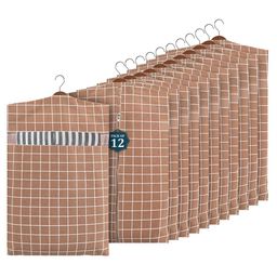 Kuber Industries Brown Set of 6 Regular Multi-Utility Organisers-42