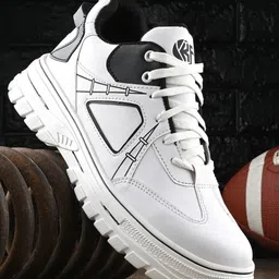 K Footlance Men Textured Sneakers-image-2