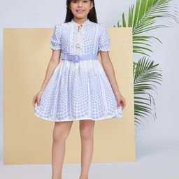 Peppermint Girls Polka Dots Print Fit & Flare Dress-picture-30