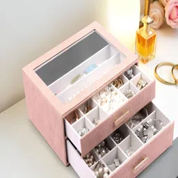 KriShyam Pink Jewellery Organiser-picture-12