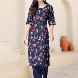 ethnic basket Cotton Embroidered Kurta-picture-48