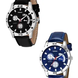 TARIDO Men Dial & Straps Analogue Watch TD_ BLUE+BLACK SL14-image-60