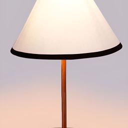 Aura White & Black Textured Metal Frustum Shaped Table Lamp-36