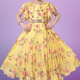 PRENA FASHION Girls Yellow Dresses-image-97