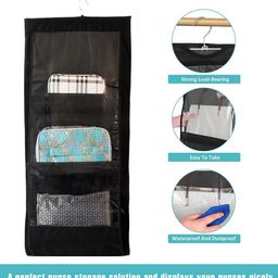Kuber Industries Black Set of 2 Regular Multi-Utility Organisers image 3