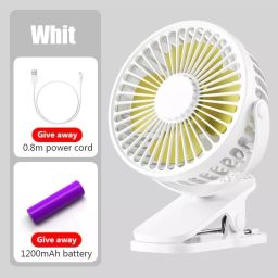 Portable USB-Powered Table Fan with Clip-on Mini Desk Fan 40 3 Blade Table Fan-image-21