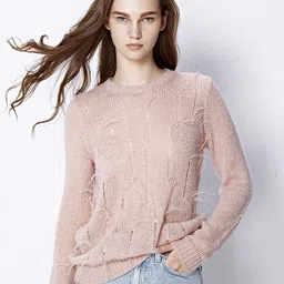COVER STORY Women Self Design Pullover-31