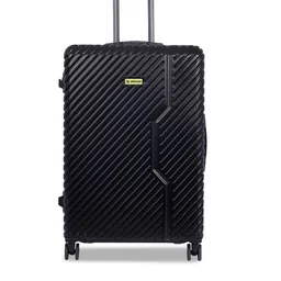 WROGN Hard Sided Medium Black Unisex Trolley Suitcase-image-86