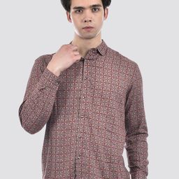 CAMLA Men Opaque Printed Casual Shirt-image-52