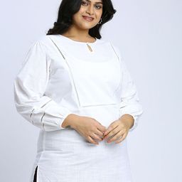 Sizeupp Women 1 Solid Cotton Top-image-97