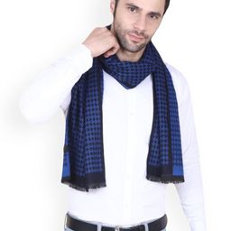 Cazzano Men Patterned Merino Wool Mufflers-image-51