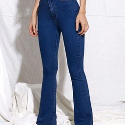BROADSTAR Women Smart Bootcut High-Rise Stretchable Jeans-picture-22
