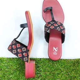THE MADRAS TRUNK Block Sandals-12