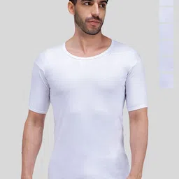 AMUL COMFY Pack Of 7 Cotton Undershirt Vest AC-PLVESTRNS-WHT-XL-7PC-image-42