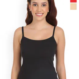 SELFCARE Pack Of 3 Non-Padded Cotton Camisoles SN3187-picture-29