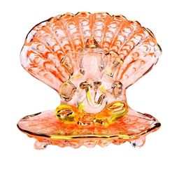 SOMIL Orange Glass Idol Showpiece-image-33