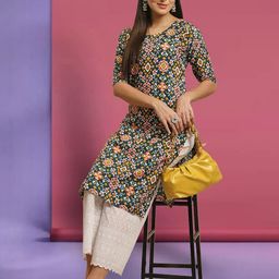 Ethnic basket Women Multicoloured Kurtas-picture-29
