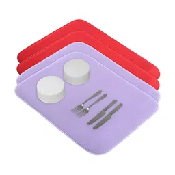 Aura 4Pcs Purple & Red Microfibre Crockery Dish Drying Kitchen Mats-image-58
